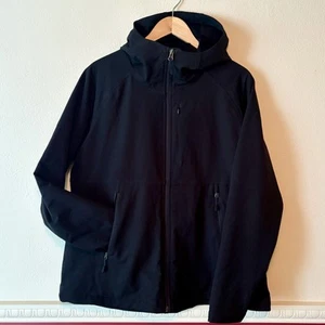 Kirkland Signature Jacket Womens XL Black Softshell Water Repellant Hood Pockets - Picture 1 of 10