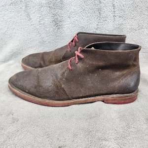 Cole Haan Shoes Mens Size 10.5 Brown Suede Chukka Boots - Picture 1 of 12