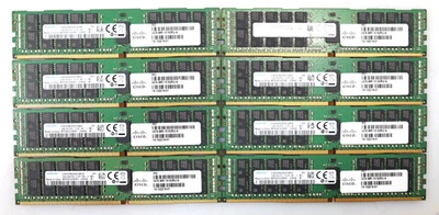 Lot 8x 16GB (128GB) Samsung M393A2G40EB1-CPB4Q PC4-2133P ECC Server Memory - Image 1 of 2