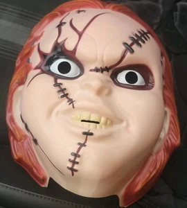 Halloween Mask CHUCKY Costume Universal City Studios Adjustable Strap Horror Mov - Picture 1 of 8