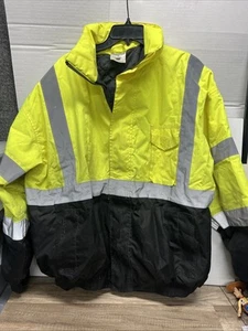 ML Kishigo Reflection Bomber Jacket JS121 Size 2XL (XXL) - Picture 1 of 9