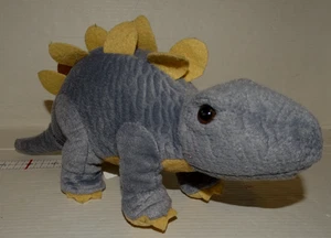 Hug Fun Dinosaur Plush Gray Grey Stegosaurus 11” - Picture 1 of 11