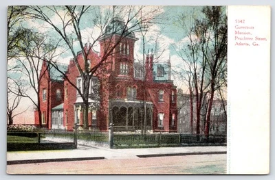 Postcard GA Atlanta Governors Mansion Peachtree Street UDB Vintage PC N1008 - Image 1 of 2