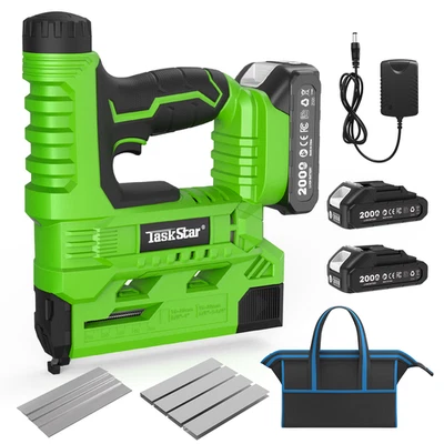 Cordless TaskStar Nailer 18G, 2x2.0Ah Batteries for Long Work, 2-in-1 System - Image 1 of 4