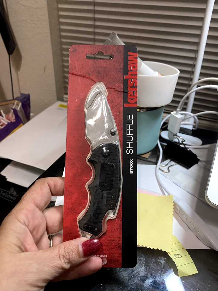 Cuchillo de bloqueo Kershaw Shuffle Liner negro multiherramienta  Foto 1 de 1