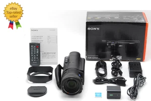 [Near MINT in Box] SONY FDR-AX100 Digital 4K Video Handycam Camcorder From Japan - Picture 1 of 9