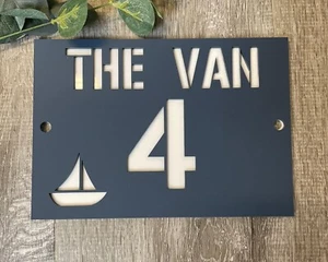House sign, house number, 3D house name, holiday home sign, property number - Picture 1 of 2