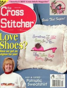 Cross Stitcher Magazine - February 2002 - Many Lovely Cross Stitch Projects - Picture 1 of 12
