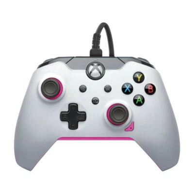 PDP WIRED CONTROLLER - WHITE - FUSE (PINK) - XBOX ONE - Neu & OVP