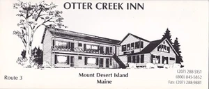 c2000 Otter Creek Inn Mount Desert Island Maine Brochure - Picture 1 of 1