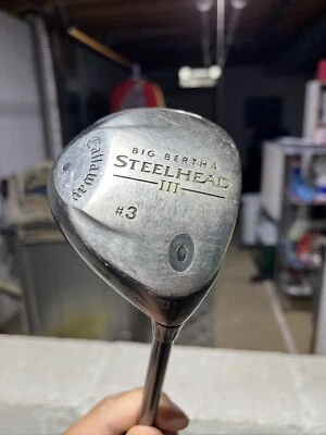 Callaway Big Bertha Steelhead Plus 3+ Fairway Wood RH Regular flex System III. - Image 1 of 4