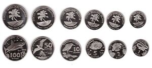 Cocos Keeling Islands --- set 6 coins 1 2 5 10 50 100 Ruppes 2023 UNC