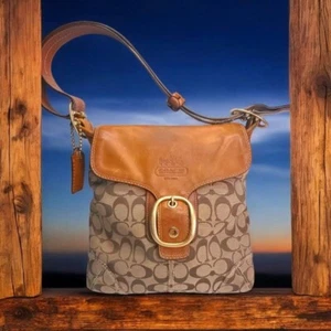COACH Bleecker Buckle Flap bag in British tan - Picture 1 of 12