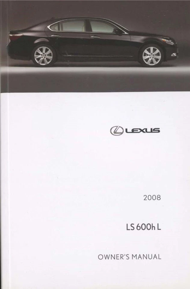 Lexus LS 600h L 2008 manual del propietario guía del usuario referencia operador libro fusibles Foto 1 de 1