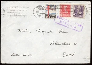 Álava - Edi o 840,857,858 - Rodillo "Vitoria 8/1/39 - El aceite de oliva .." - Picture 1 of 1