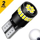 AUXITO 2x T10 CANBUS Car LED License Plate Light Bulbs 6000K White 194 2825 168