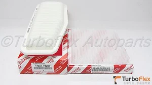 Toyota RAV4 4Cyl. 2.0L 2.4L 2001-2005 Genuine Air & Cabin Filter 17801-YZZ07 - Picture 1 of 7