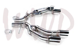 Sistema de escape trasero eje acero inoxidable 3" 16-24 Chevy Camaro SS y ZL1 sin válvula - Imagen 1 de 3