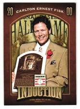 2013 Panini Cooperstown Induction Carlton Fisk Boston Red Sox #16    