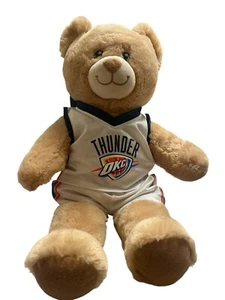 Build A Bear OKC Thunder Plüsch-Geburtstagsbär 17 Zoll - Bild 1 von 3