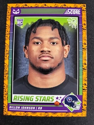 2024 Score A Treat Pumpkins Dillon Johnson RC Card #16 - Image 1 of 2