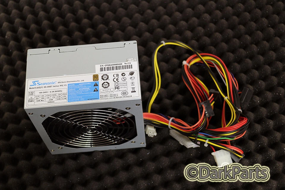 Seasonic SS-350ET 350W Active PFC Power Supply PSU - Photo 1/1