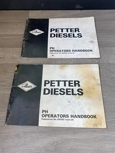 1 Petter Ph Motor Diesel Operadores Handbook & Lista de Piezas - Imagen 1 de 11