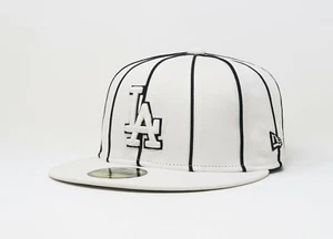 New Era 59Fifty Men Women Cap Los Angeles Dodgers 12-Pack White Black Hat Size 7 - Picture 1 of 5