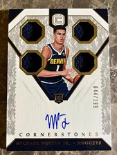 2018-19 Cornerstones Michael Porter Jr. RPA ROOKIE QUAD PATCH AUTO /199 NUGGETS