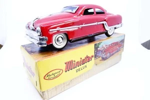 4925 Friction Minister DeLux Delhi Amar Toy A-34951/81 rojo coche de chapa embalaje original - Imagen 1 de 5
