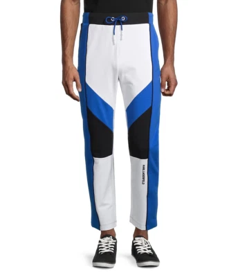 Pantalones deportivos KARL LAGERFELD para hombre bloques de colores NUEVOS CON ETIQUETAS $149 Foto 1 de 4