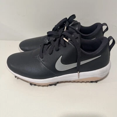 NUEVO Zapatos de golf Nike Roshe G Tour Gridiron rosa plateado AR5582-004 para mujer talla 9 Foto 1 de 4