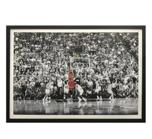 New Icons of Sport Michael Jordan "The Last Shot" Framed Print - Picture 1 of 1