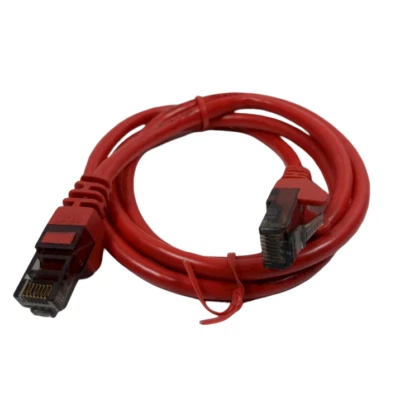 Belkin A3L980-03-RED-S 0.9m CAT-6 RJ-45 Snagless Duplex Cable de Conexión - Rojo - Imagen 1 de 3