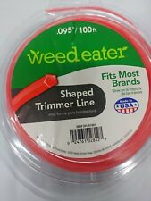 WeedEater .095" X100ft Shaped Professional Trimmer Line