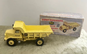 Dinky SuperToys n. Dumper posteriore 965 EUCLID buone condizioni in scatola originale! - Foto 1 di 14