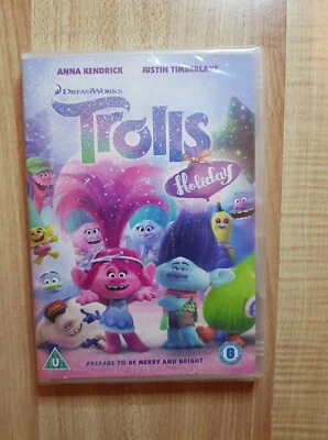 Trolls Holiday - DVD Movie - Factory Sealed - PAL Region (Europe) - Image 1 of 4