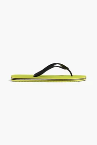 MICHAEL KORS 'TRAVIS' LIME GREEN FLIP FLOPS UK 10 RRP £50 NEW BOXED 70% off RRP. - Picture 1 of 14