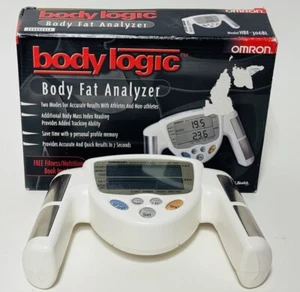 Omron HBF-306Bl White Body Fat Analyzer - W/Box & Manuals - Tested - Picture 1 of 14