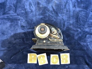 ANTIQUE TODD PROTECTOGRAPH MODEL H & ROCHESTER NY - VINTAGE SECURITY CHECK WRITE - Picture 1 of 7