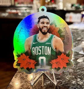 2025-26 Topps Holiday JAYSON TATUM Die-Cut ORNAMENT Card Boston Celtics #DCO-JT - Picture 1 of 2