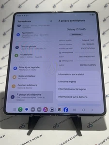 SMARTPHONE SAMSUNG GALAXY Z FOLD 5 512 Go SM-F946B/DS OCCASION - Photo 1/10