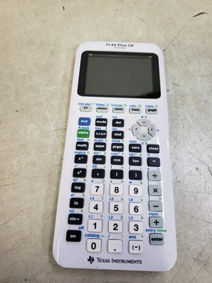 Texas Instruments TI-84 Plus CE Python Graphing Calculator White - Image 1 of 4