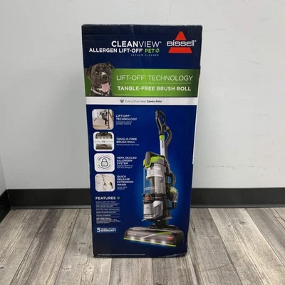 New Bissell 3059 CleanView Allergen Pet Lift-Off Upright Vacuum - Image 1 of 4