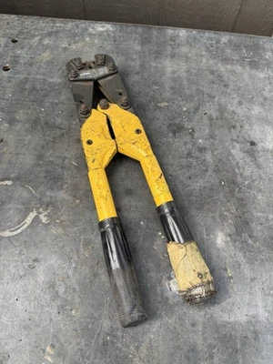 Amp Bantam Rota-Crimp 601075 8-1/0awg crimpadora manual herramienta de compresión 15" Foto 1 de 4