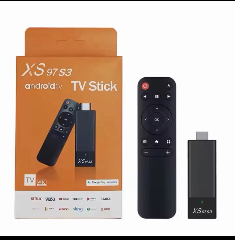 Stick Android Tv XS97 S3 – 4K, Android 10, Télécommande + Accessoires - Bild 1 von 3