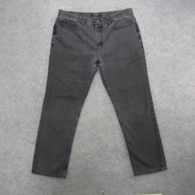 Мужские джинсы AXIST 40x32 черные серые джинсовые с пятью карманами на молнии Fly Classic KO12461 - Изображение 1 из 4