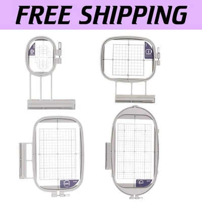 Premium 1"x2.5" to 6"x10" Embroidery Hoops for Brother/Babylock - Complete Set - Image 1 of 3