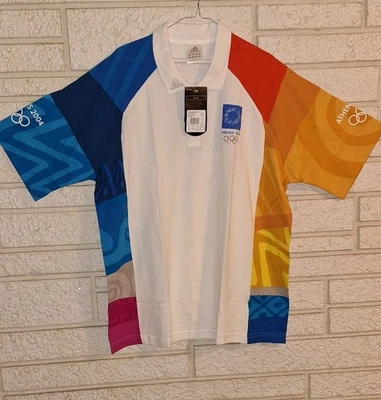 Camisa polo Adidas 2004 Juegos Olímpicos de Atenas para hombre nueva con etiquetas talla XL Foto 1 de 4