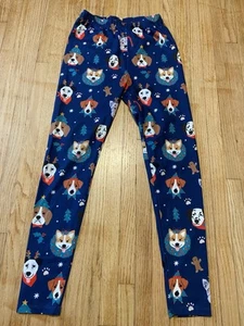 Millie Loves Lily Christmas Dog Leggings Size 12 - Picture 1 of 4